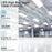 Lightdot 2 Pack LED High Bay Shop Light, 2FT 150W 21500LM 140LM/W [600W HPS Eqv.]