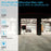 4 Pack 100W LED High Bay Lights for Warehouse with 3 Adustbale Panels , 5000K UFO Lighting