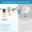 Lightdot 4 Pack G40 Vintage LED Edison Replacement Lights Bulbs, Warm White 2700K