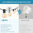 Lightdot 4 Pack G40 Bulbs for Solar String Lights Shatterproof