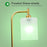 LED Floor Lamp with Smart Dimmable 6CCT 2700-6500K and RGB Full Color Selectable