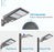 Lightdot 200W LED Parking Lot Lights 28000LM (Eqv 800W), ETL Listed, 5000K, Dusk to Dawn Photocell