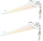 Lightdot 4 ft Flush Mount Vapor Tight Light,LED Shop Light with 5 ft Plug 50W 7000Lm (Eqv 400W) 5000K