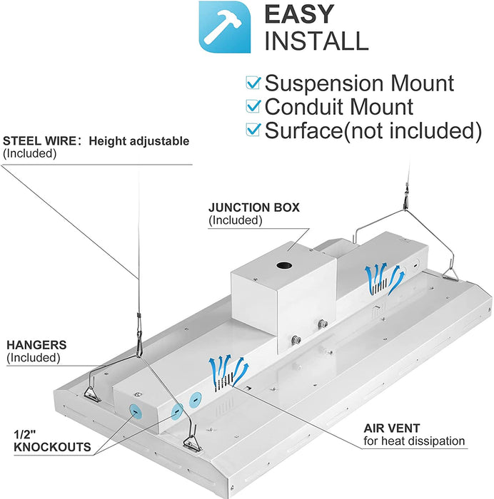 high bay light installation