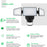 Lightdot LED Security Lights Motion Sensor Light Outdoor, 38W 3800LM Outdoor Flood Light for Garage, Porch, Yard-Black
