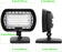 50W Integrated LED Security Wall Pack Flood Light, 5500LM Super Bright, 5000K Daylight, Dusk to Dawn