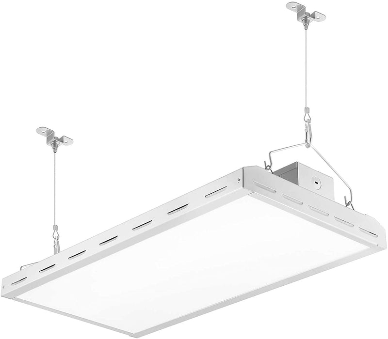 Lightdot LED High Bay Shop Light, 2FT 150W 21500LM 140LM/W [600W HPS Eqv.] 5000K Daylight Linear Hanging Light for Warehouse Workshop Gyms