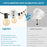 Lightdot 50Feet LED Outdoor Patio String Lights 2700K with 17 Edison Bulbs(1 Spare), Waterproof Backyard Hanging Light