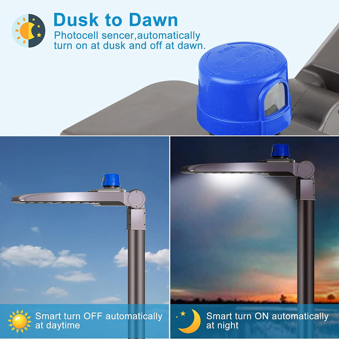 200W LED Parking Lot Area Light Dusk to Dawn for Outdoor Sports Stadium/Street