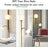 Modern Decorative Globe Gold Floor Lamp Adjustable Reading Lamp