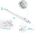 Lightdot 4 ft Flush Mount Vapor Tight Light,LED Shop Light with 5 ft Plug 50W 7000Lm (Eqv 400W) 5000K