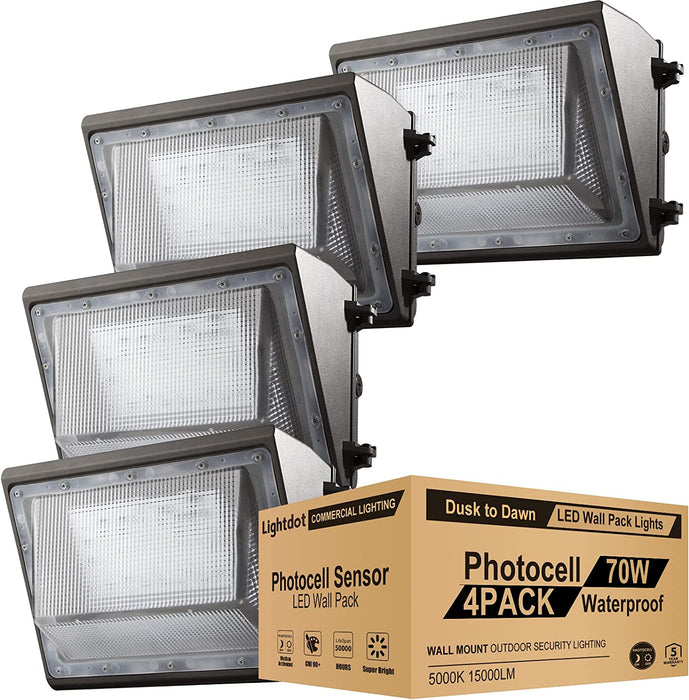 led wall pack outdoor lights 4Pack