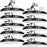 Lightdot 100W UFO LED High Bay Light for Warehouse 5000K Daylight,ETL Listed High Bay LED Lights with Plug Energy Saving Up to 760KW*6/Y(5Hrs/Day) -6Pack