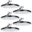 Lightdot 100W UFO LED High Bay Light for Warehouse 5000K Daylight,ETL Listed High Bay LED Lights with Plug Energy Saving Up to 760KW*6/Y(5Hrs/Day) -6Pack