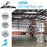 Lightdot 100W UFO LED High Bay Light for Warehouse 5000K Daylight,ETL Listed High Bay LED Lights with Plug Energy Saving Up to 760KW*6/Y(5Hrs/Day) -6Pack