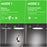 Lightdot 200W LED High Bay Light with Motion Sensor, 28000lm (Eqv.800W MH/HPS) High Bay LED Lights, ETL Listed 5000K,Smart Motion Activated Commercial Bay Lights - 4Pack(Remote Buy Separately)