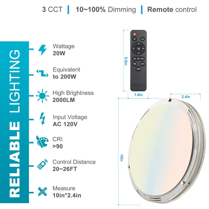 ceiling light with remote